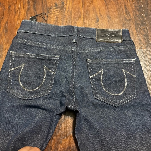 True Religion Brand Jeans Victoria Dark Indigo Skinny Jeans Size 23 NWT - Picture 6 of 12